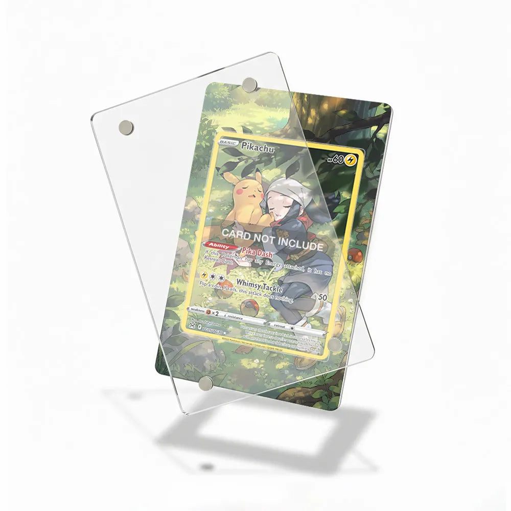 Pikachu TG05 Trainer Gallery Lost Origin Extended Art Display Cases - Magnetic Case - Detail View
