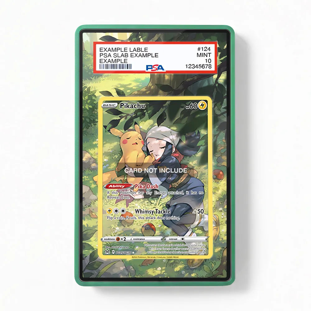 Pikachu TG05 Trainer Gallery Lost Origin Extended Art Display Cases - PSA Slab Case - Front View