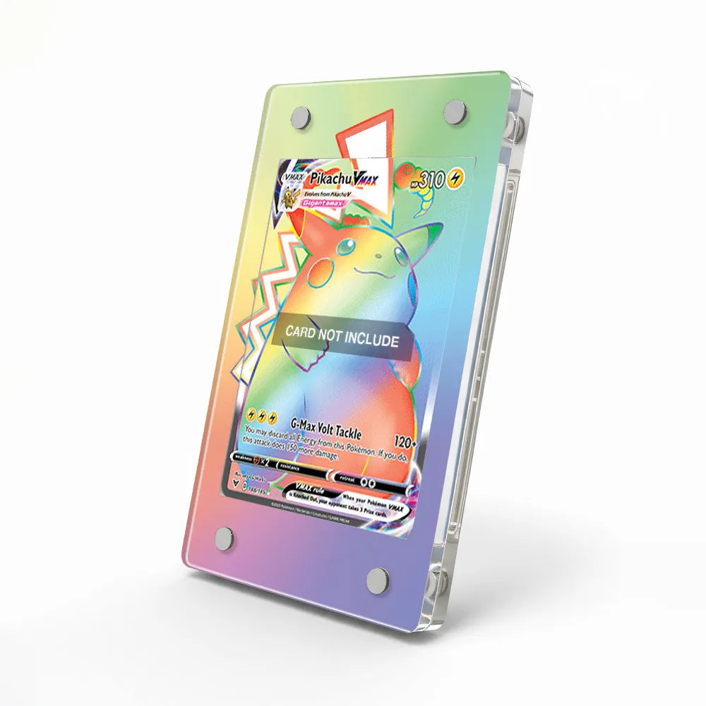 Pikachu VMAX 188-185 Vivid Voltage Extended Art Display Cases - Magnetic Case - Side View