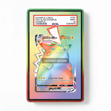 Pikachu VMAX 188-185 Vivid Voltage Extended Art Display Cases - PSA Slab Case - Front View