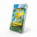 Pikachu V 020-028 25th Anniversary Collection Pokemon Cards Custom Art Display Cases - Magnetic Case - Side View