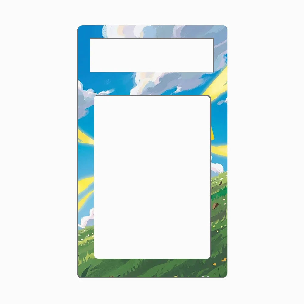 Pikachu V 020-028 25th Anniversary Collection Pokemon Cards Custom Art Display Cases - PSA Metal Art Only - Front View