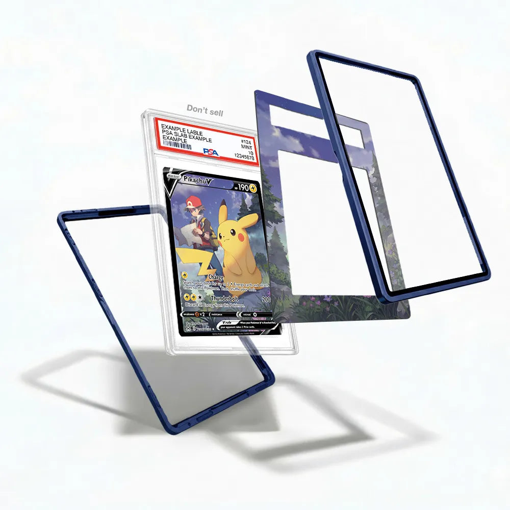 Pikachu V TG16 Trainer Gallery Lost Origin Extended Art Display Cases - PSA Slab Case - Detail View