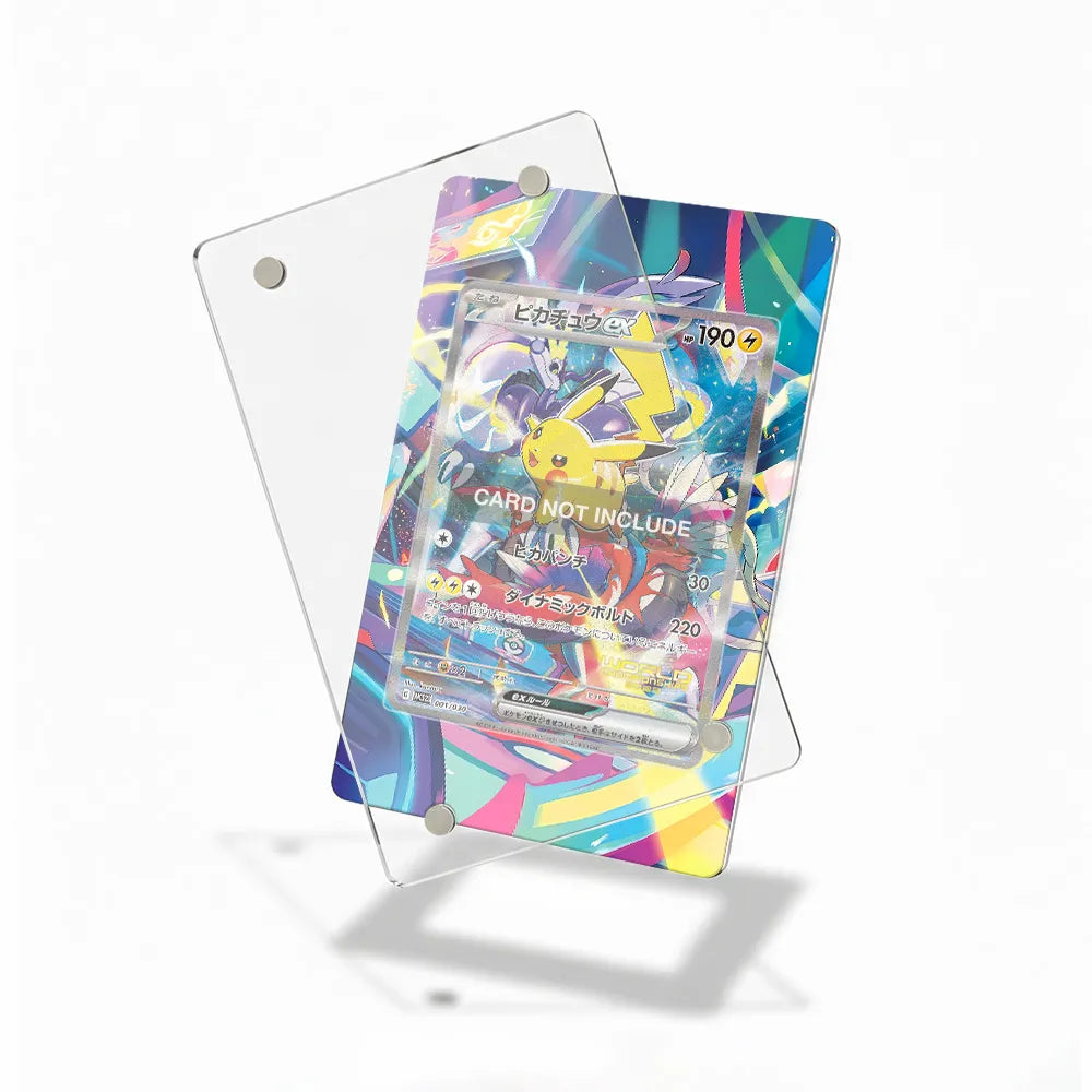 Pikachu WCS23 Promo Extended Art Display Cases - Magnetic Case - Detail View