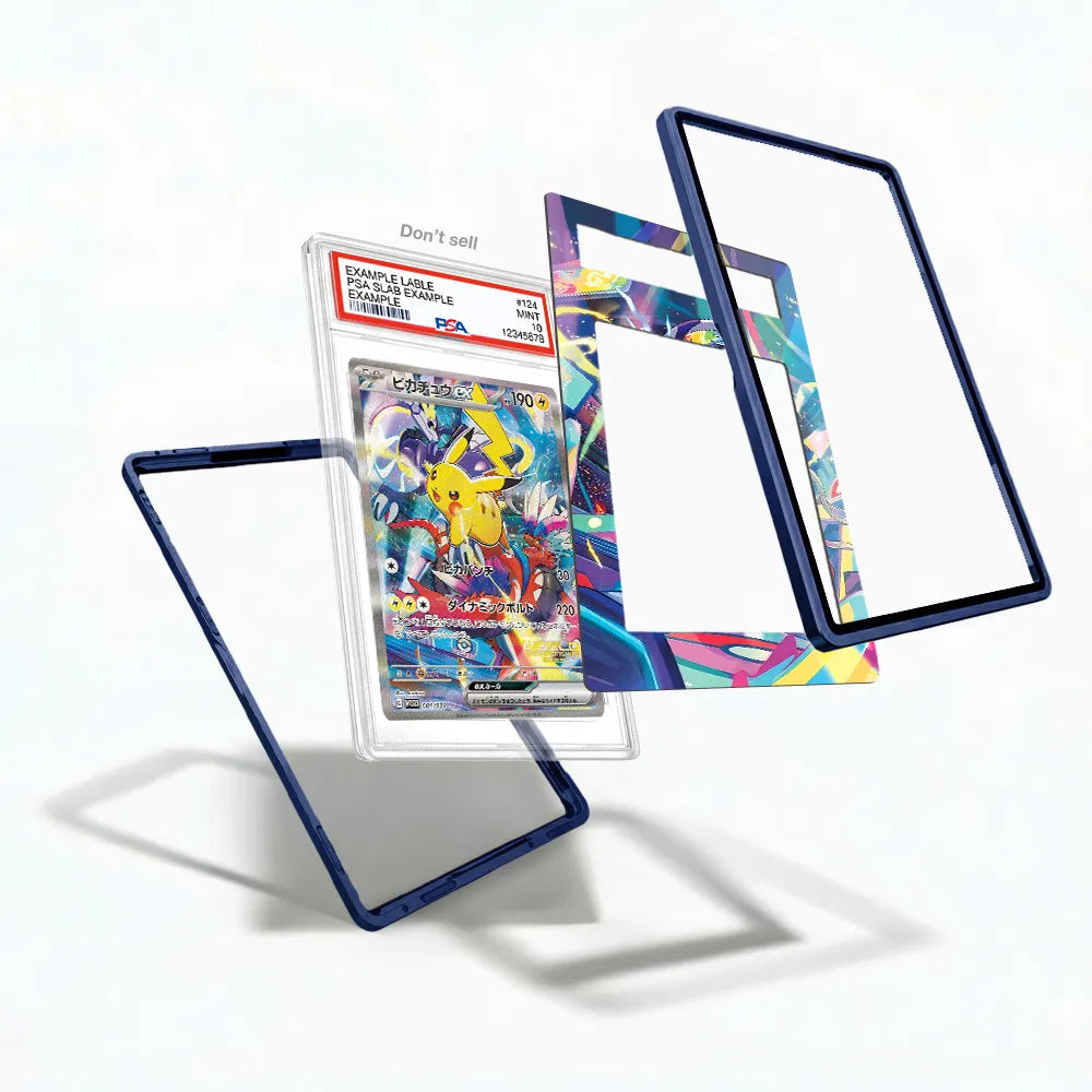Pikachu WCS23 Promo Extended Art Display Cases - PSA Slab Case - Detail View