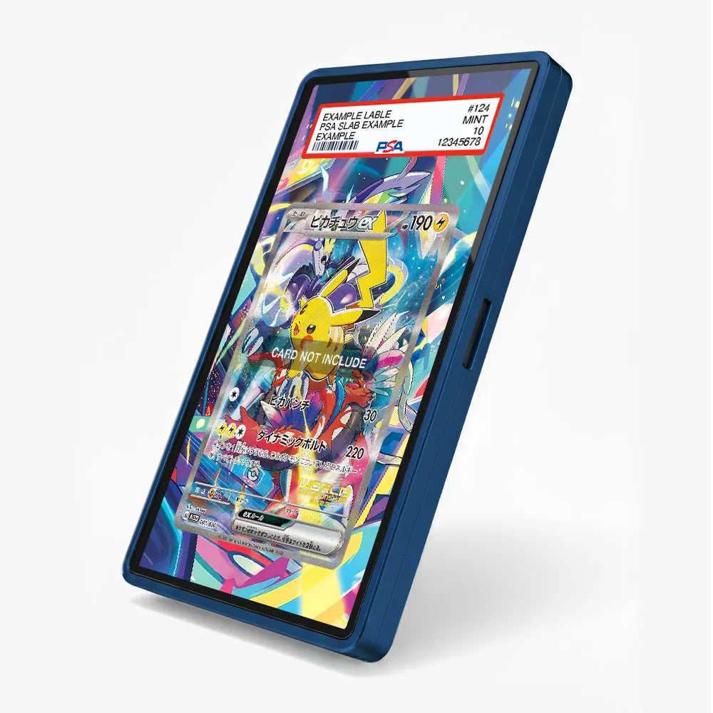 Pikachu WCS23 Promo Extended Art Display Cases - PSA Slab Case - Side View