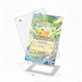 Pikachu ex 053-128 Double Rare 30th Anniversary Pokemon Cards Custom Art Display Cases - Magnetic Case - Detail View
