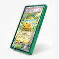 Pikachu ex 053-128 Double Rare 30th Anniversary Pokemon Cards Custom Art Display Cases - PSA Slab Case - Side View