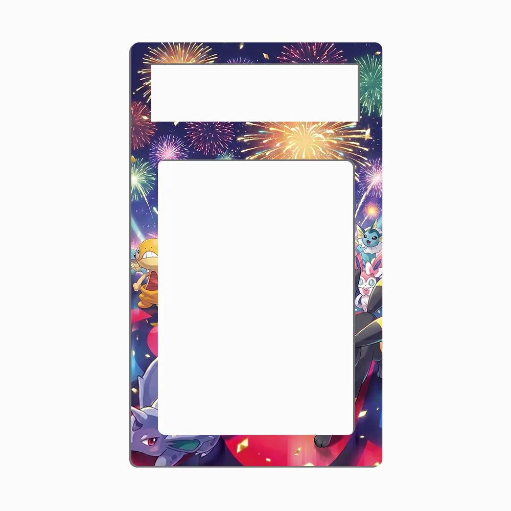 Pikachu ex 150-128 Special Illustration Rare 30th Anniversary Pokemon Cards Custom Art Display Cases - PSA Metal Art Only - Front View