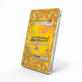 Pikachu ex 179-131 Gold Hyper Extended Art Display Cases - Magnetic Case - Side View