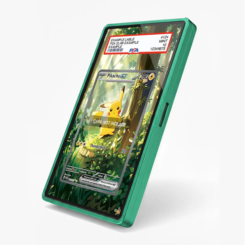 Pikachu ex SAR SIR Ascended Heroes1 Extended Art Pokemon Card Display Case - Magnetic Acrylic, PSA, Screw Standing Options | AnimeHolder.com Anime Holder Pikachu ex SAR SIR Ascended Heroes1 Extended Art Pokemon Card Display Case - Magnetic Acrylic, PSA, Screw Standing Options | AnimeHolder.com Anime Holder