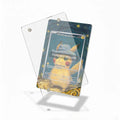 Pikachu with Grey Felt Hat SVP 085 Black Star Promo Extended Art Display Cases - Magnetic Case - Detail View