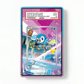 Piplup 012-30th-P Promo 30th Anniversary Pokemon Cards Custom Art Display Cases - PSA Slab Case - Front View