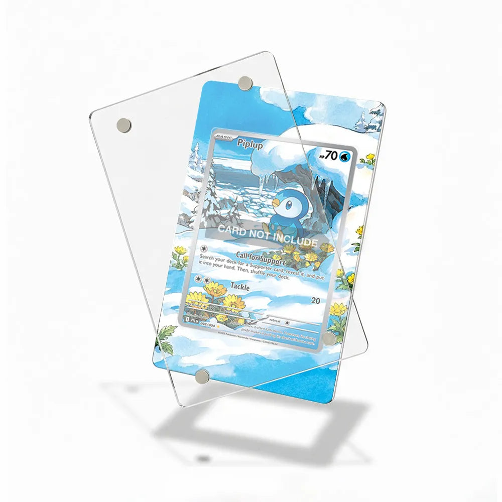 Piplup 098-094 IR AR Phantasma Flames Extended Art Display Cases - Magnetic Case - Detail View