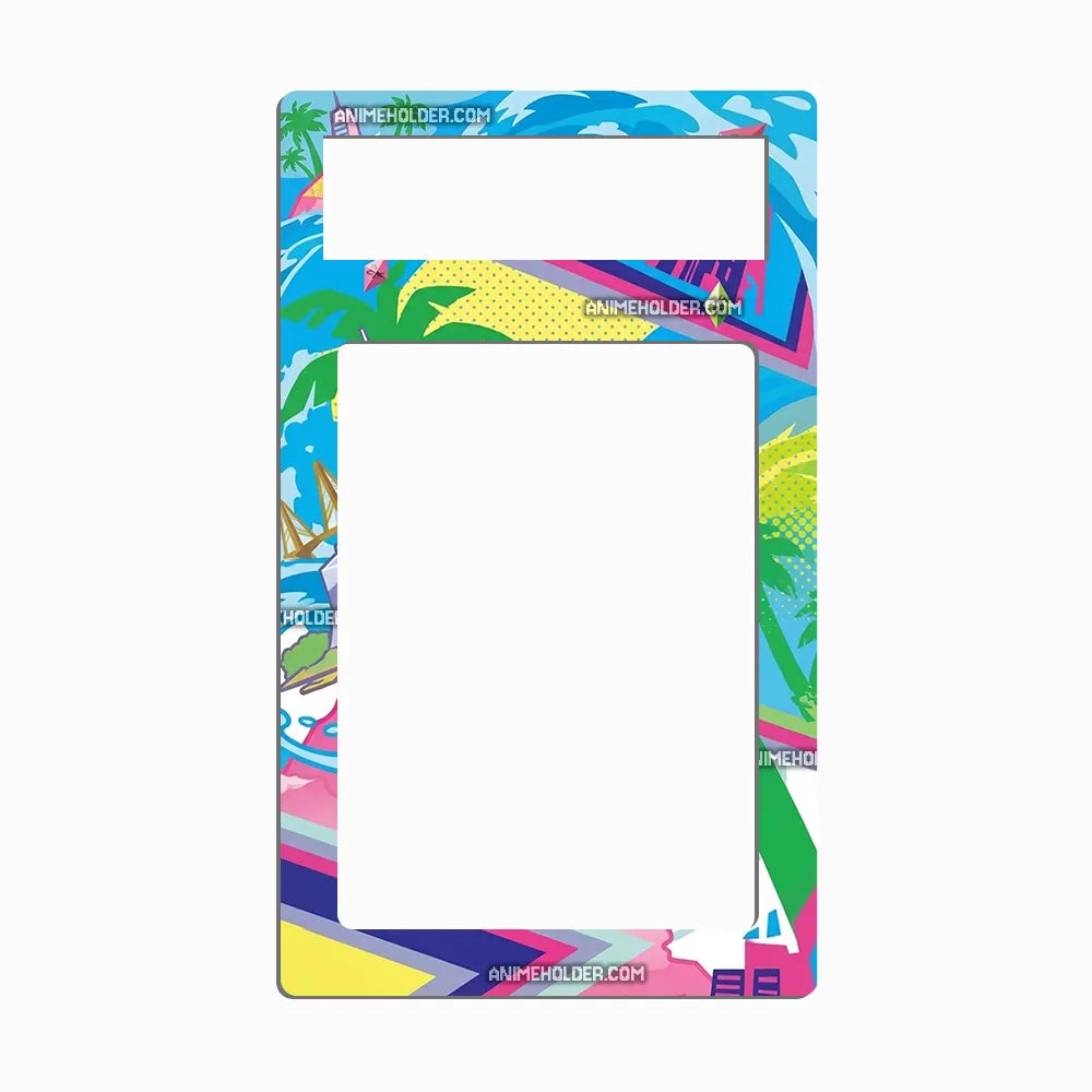 Popplio 021-30th-P Promo 30th Anniversary Pokemon Cards Custom Art Display Cases - PSA Metal Art Only - Front View