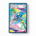 Popplio 021-30th-P Promo 30th Anniversary Pokemon Cards Custom Art Display Cases - PSA Slab Case - Front View