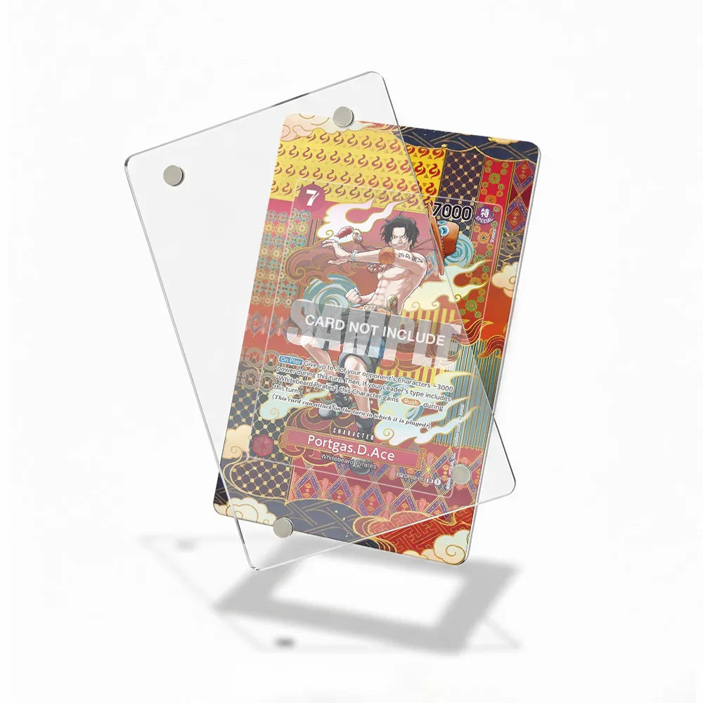 Portgas.D.Ace OP02-013 SR SP Wings of the Captain Extended Art Display Cases - Magnetic Case - Detail View