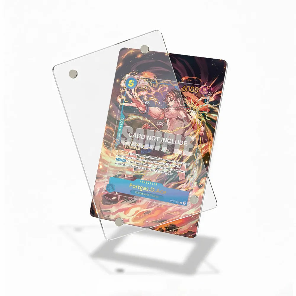 Portgas.D.Ace OP07-053 Special Extended Art Display Cases - Magnetic Case - Detail View