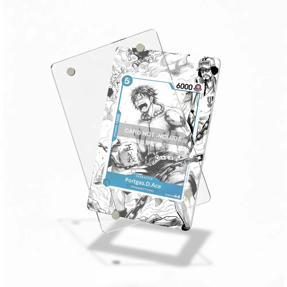 Portgas.D.Ace ST22-010 Starter Deck 22 Extended Art Display Cases - Magnetic Case - Detail View