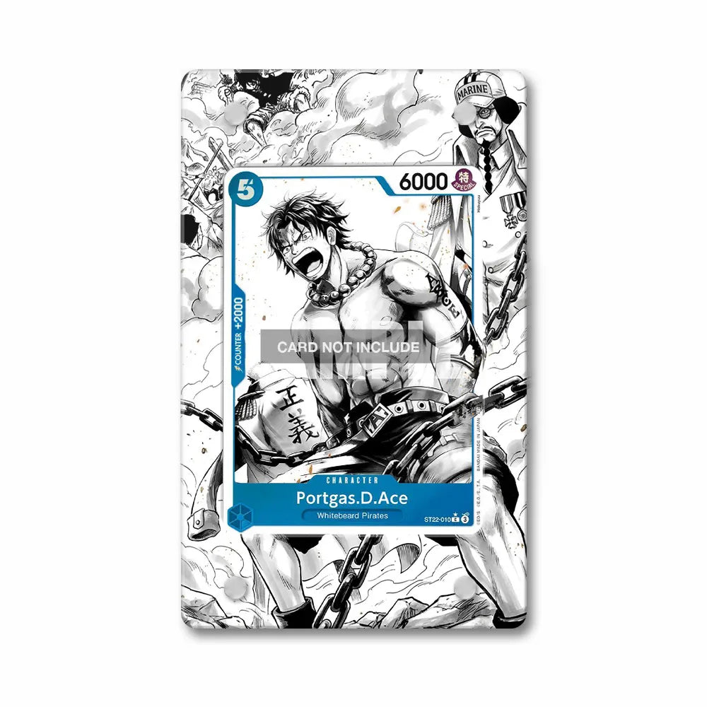 Portgas.D.Ace ST22-010 Starter Deck 22 Extended Art Display Cases - PSA Slab Case - Front View