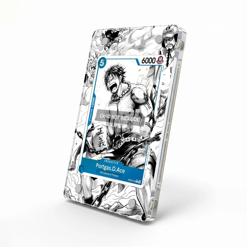 Portgas.D.Ace ST22-010 Starter Deck 22 Extended Art Display Cases - Magnetic Case - Side View