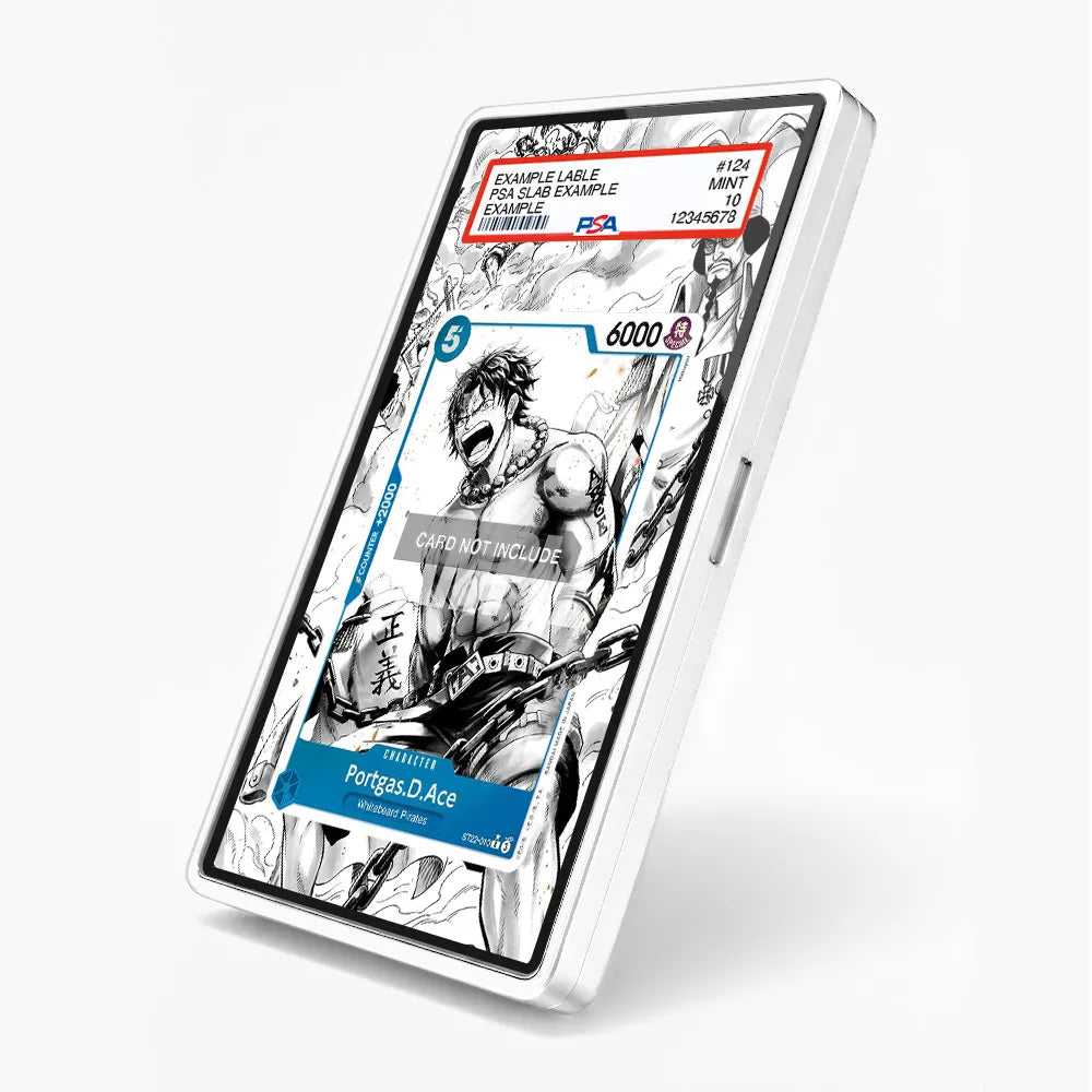 Portgas.D.Ace ST22-010 Starter Deck 22 Extended Art Display Cases - PSA Slab Case - Side View
