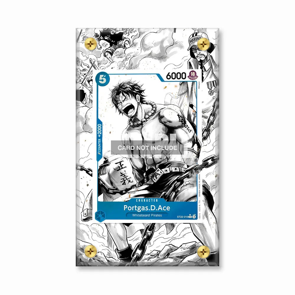 Portgas.D.Ace ST22-010 Starter Deck 22 Extended Art Display Cases - Screws Case - Front View