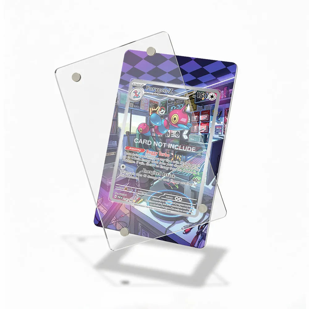 Porygon-Z 214-182 IR AR Paradox Rift Extended Art Display Cases - Magnetic Case - Detail View