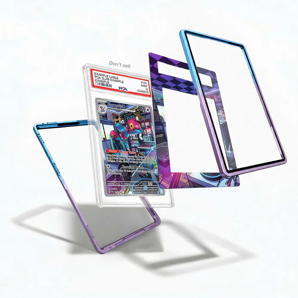 Porygon-Z 214-182 IR AR Paradox Rift Extended Art Display Cases - PSA Slab Case - Detail View
