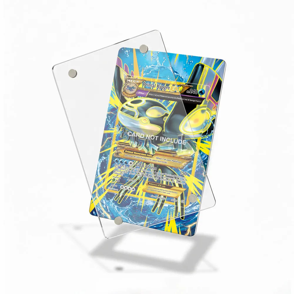 Primal Kyogre EX 096-098 Ancient Origins Extended Art Display Cases - Magnetic Case - Detail View