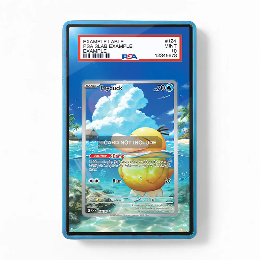 Psyduck 226-217 IR AR Ascended Heroes Extended Art Display Cases - PSA Slab Case - Front View