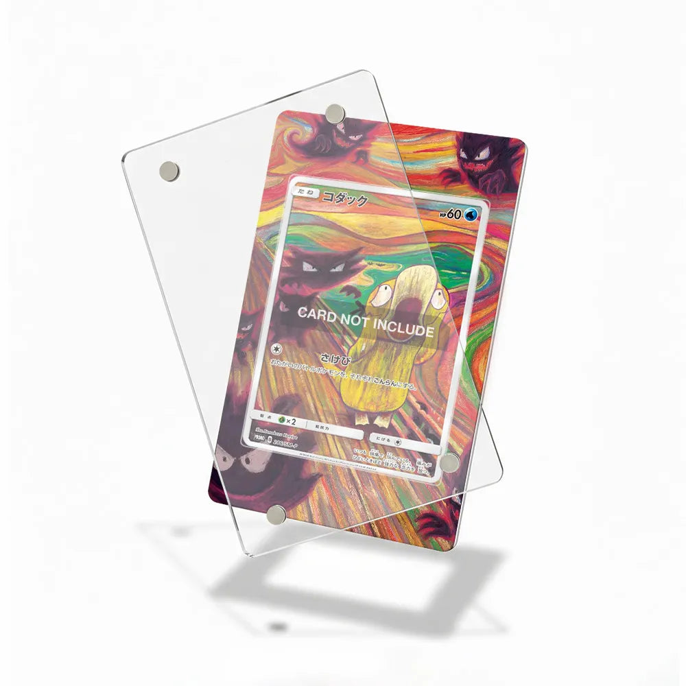 Psyduck 286 SM-P Munch Scream Promo JP Extended Art Display Cases - Magnetic Case - Detail View