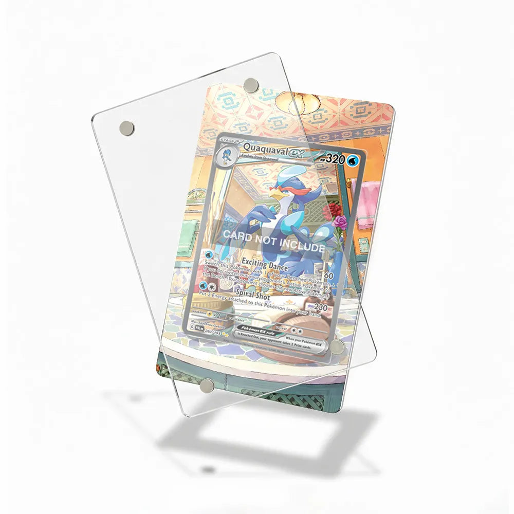 Quaquaval ex 260-193 SIR SAR Paldea Evolved Extended Art Display Cases - Magnetic Case - Detail View