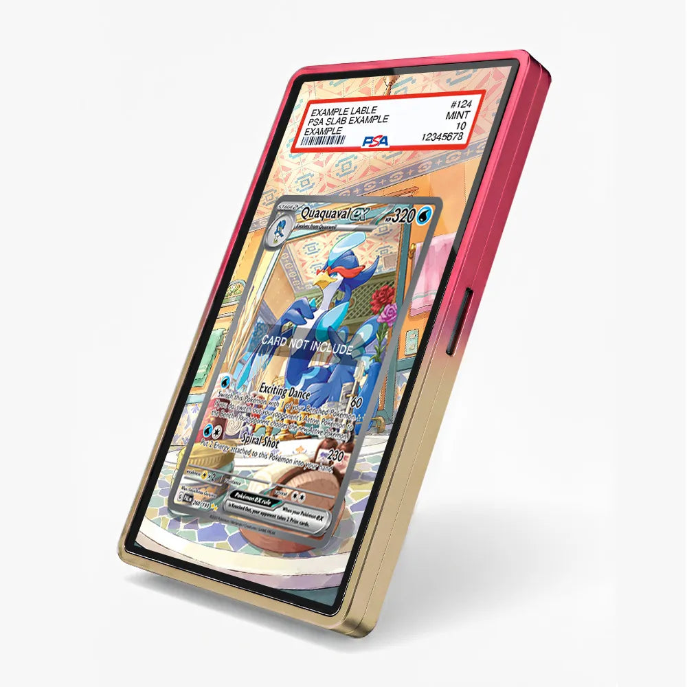 Quaquaval ex 260-193 SIR SAR Paldea Evolved Extended Art Display Cases - PSA Slab Case - Front View