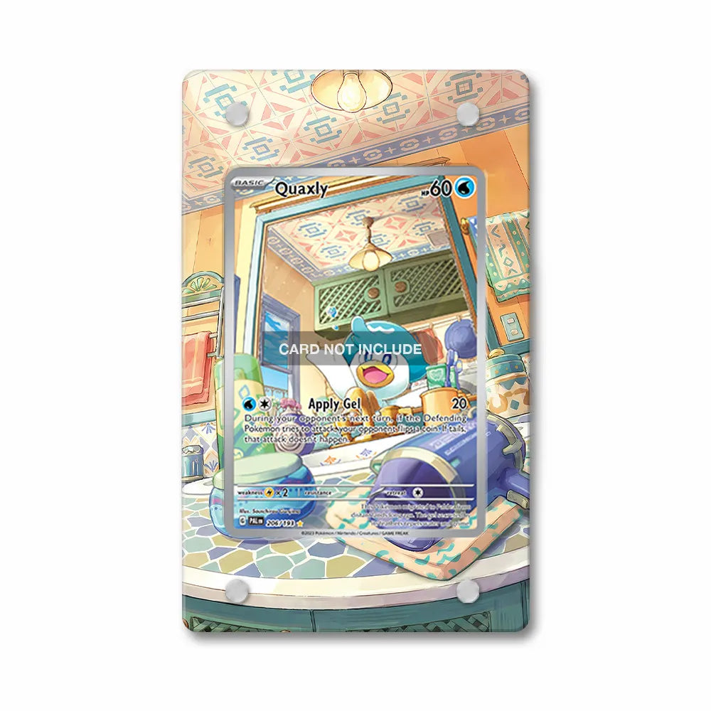 Quaxly 206-193 IR AR Paldea Evolved Extended Art Display Cases - Magnetic Case - Front View