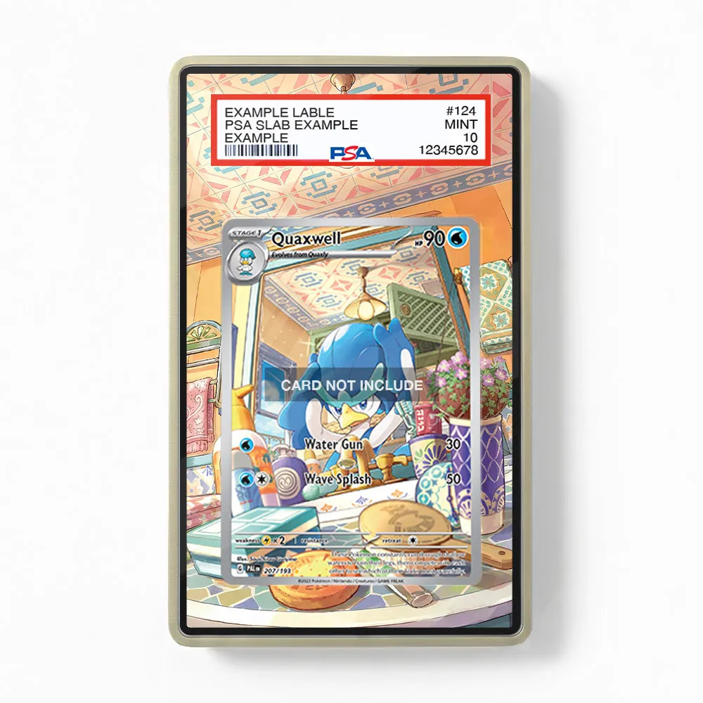 Quaxwell 207-193 IR AR Paldea Evolved Extended Art Display Cases - PSA Slab Case - Front View