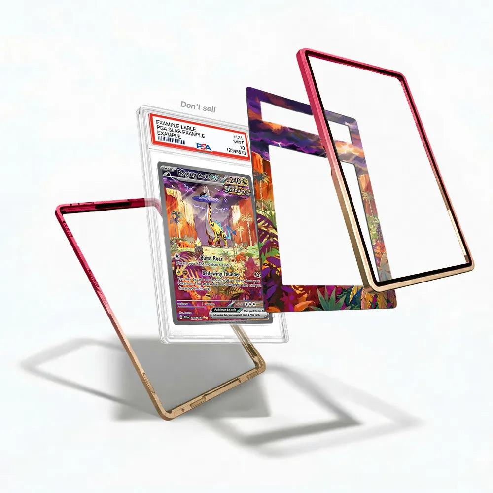 Raging Bolt ex 208-162 Extended Art Display Cases - PSA Slab Case - Detail View