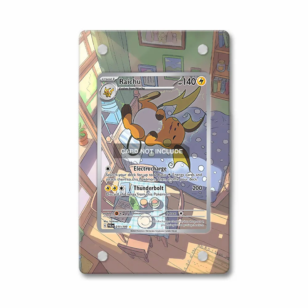 Raichu 211-193 IR AR Paldea Evolved Extended Art Display Cases - PSA Slab Case - Front View