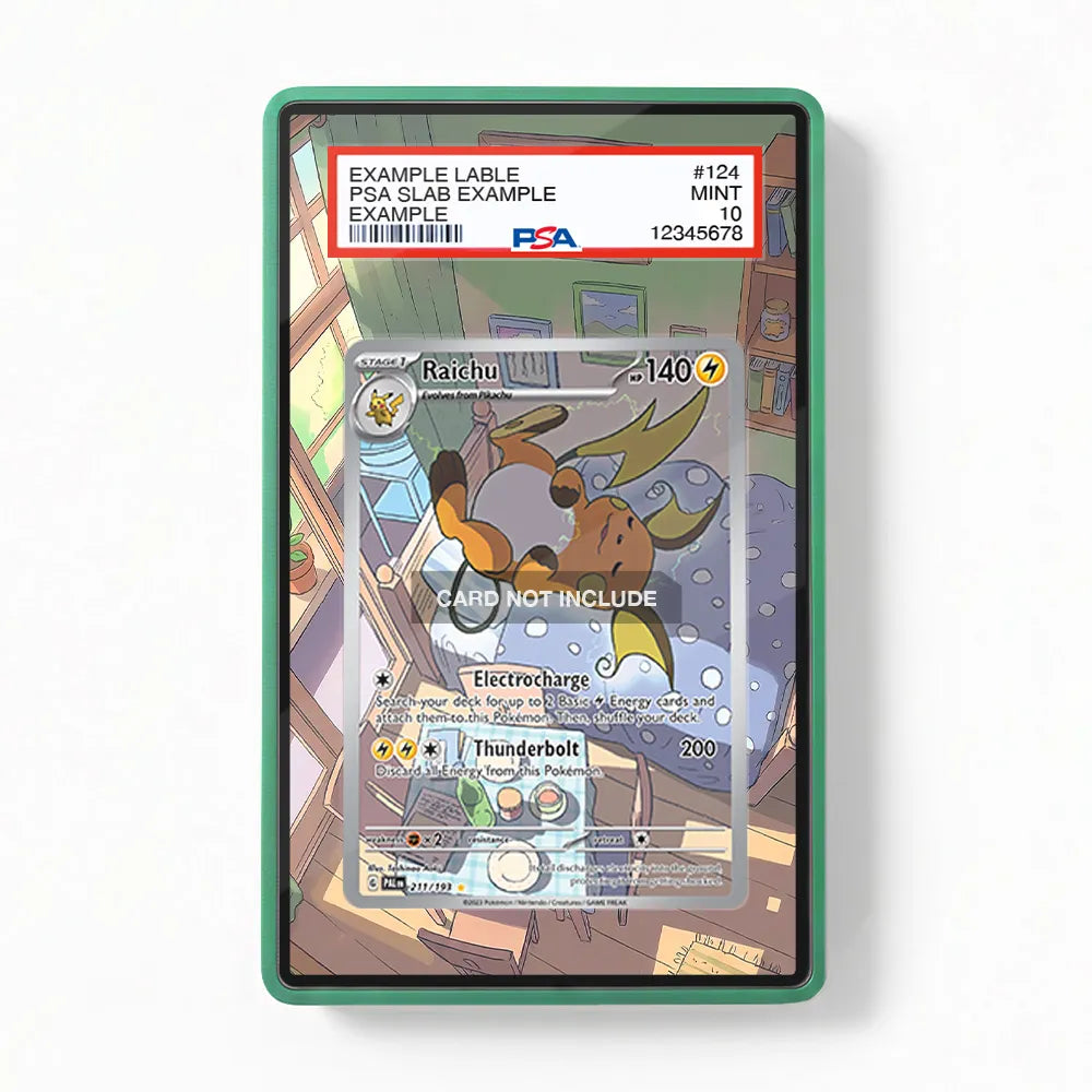 Raichu 211-193 IR AR Paldea Evolved Extended Art Display Cases - PSA Slab Case - Front View