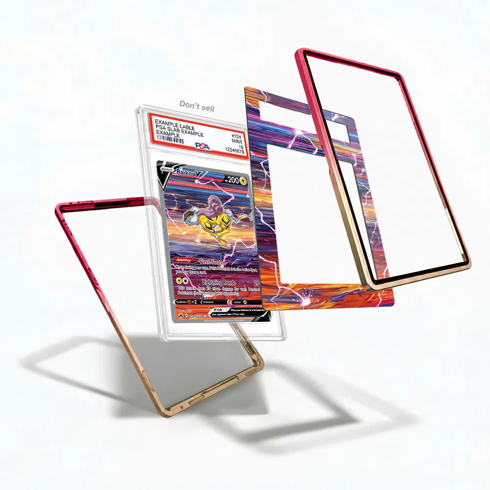 Raikou V GG41 SAR SIR Crown Zenith Extended Art Display Cases - PSA Slab Case - Detail View