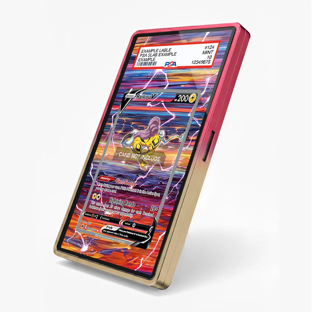 Raikou V GG41 SAR SIR Crown Zenith Extended Art Display Cases - PSA Slab Case - Side View