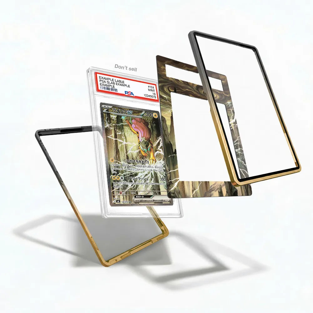 Raikou ex 108-076 SAR M6 Delta Reign Extended Art Display Cases - PSA Slab Case - Detail View