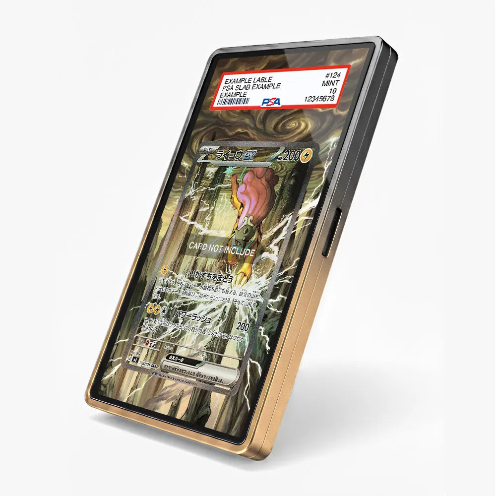 Raikou ex 108-076 SAR M6 Delta Reign Extended Art Display Cases - PSA Slab Case - Side View