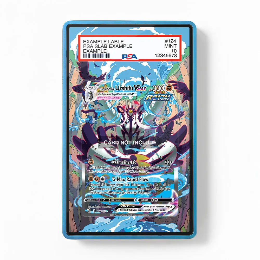Rapid Strike Urshifu VMAX 170-163 SIR SAR Battle Styles Alternate Art Extended Art Display Cases - PSA Slab Case - Front View