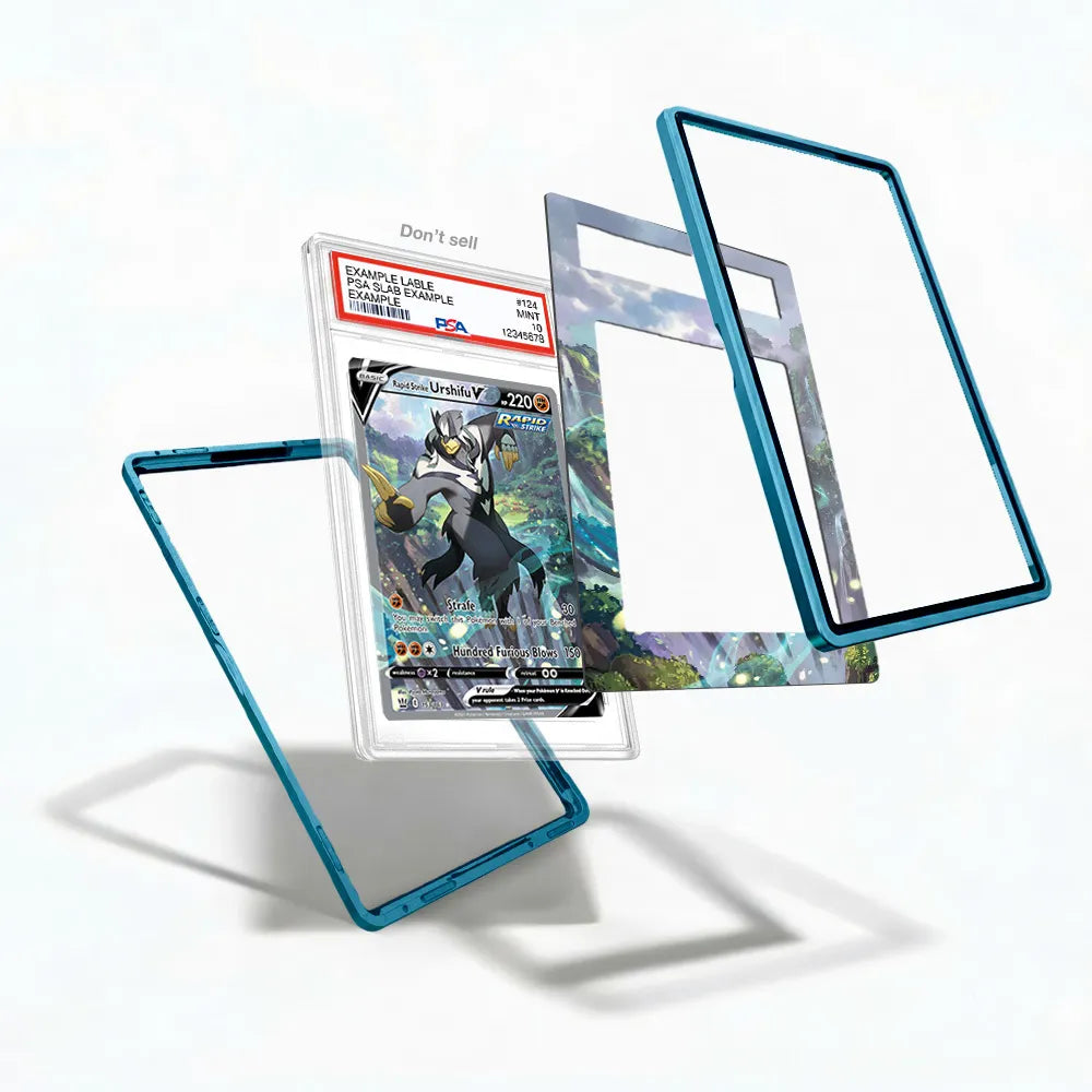 Rapid Strike Urshifu V 153-163 SIR SAR Extended Art Display Cases - PSA Slab Case - Detail View