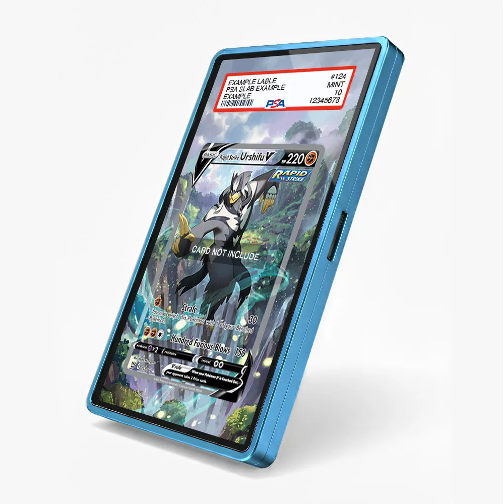 Rapid Strike Urshifu V 153-163 SIR SAR Extended Art Display Cases - PSA Slab Case - Side View