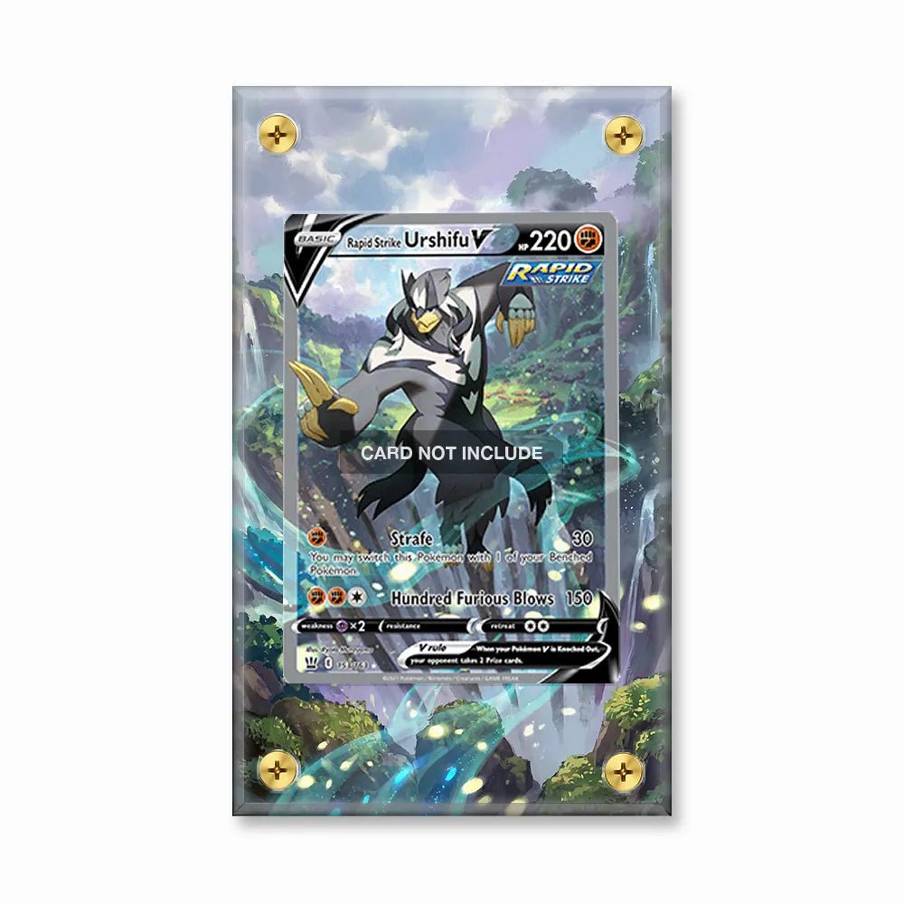 Rapid Strike Urshifu V 153-163 SIR SAR Extended Art Display Cases - Screws Case - Front View