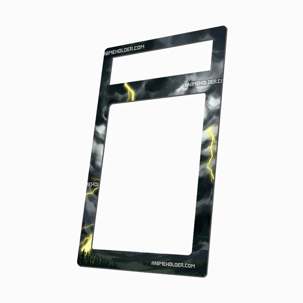 Rayquaza 043-086 Emerald Pokemon Cards Custom Art Display Cases - PSA Metal Art Only - Side View