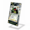 Rayquaza 043-086 Emerald Pokemon Cards Custom Art Display Cases - Screws Case - Side View