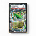 Rayquaza EX 005-018 XY Black Star Promos Pokemon Cards Custom Art Display Cases - PSA Slab Case - Front View